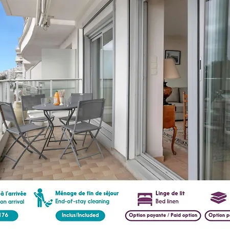 Апартаменты Face A La Baule, Terrasse, A Pied